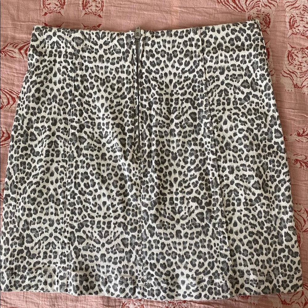 Cheetah Print Skirt